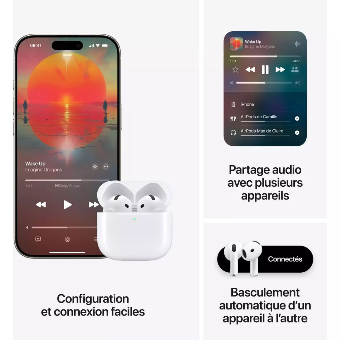 Airpods 4eme génération - blanc